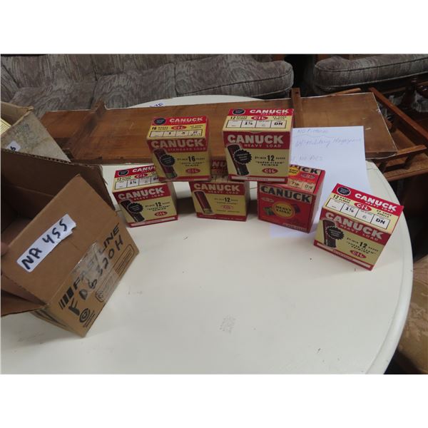 6 - 12 & 16 gauge Canuck Shotgun Ammo Boxes NO Ammo