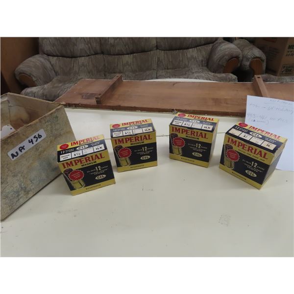 4 Vintage -CiL 12 Gauge Ammo Boxes NO Ammo