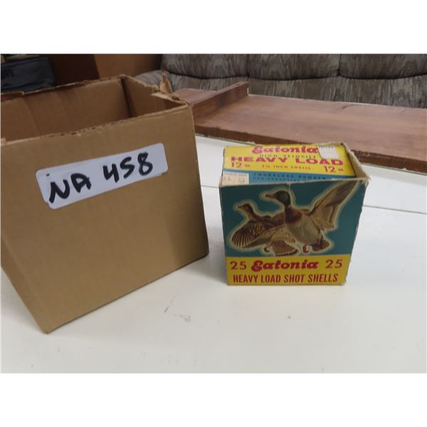 Vintage Eatonia 12 Gauge Ammo Bo- NO Ammo