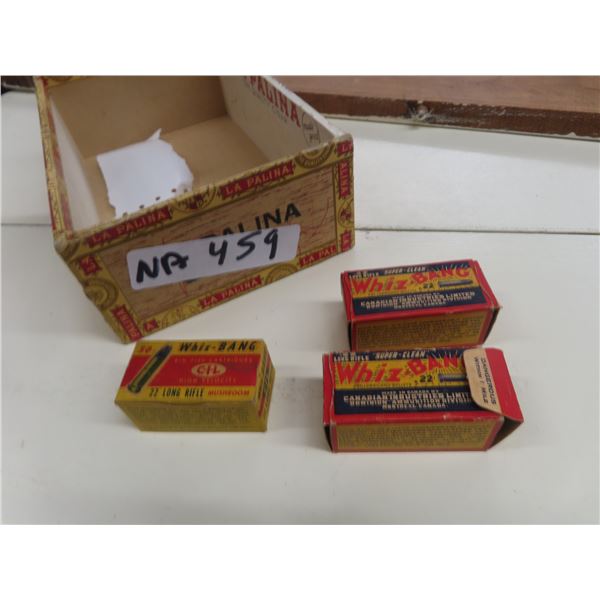 3- Vintage Whiz-Bang .22 Cal - 150 Rounds Ammo