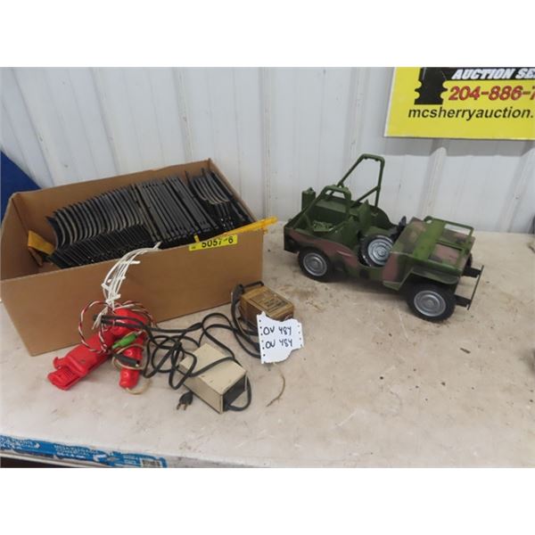 Race Track w/ Transformer & Jeep- NO Race Cars