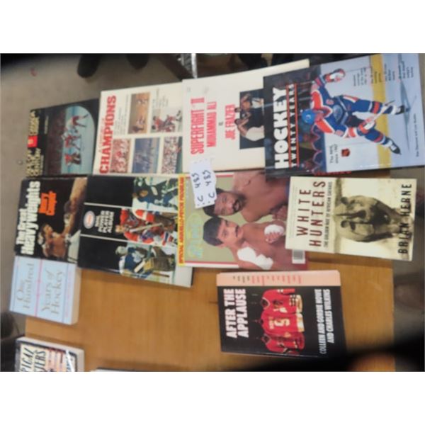 Sports Books including Wayne Gretzky, Face off of the Century plus more