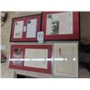 Image 1 : Prime Minister Trudeau + Queen Elizabeth framed w Certificate & Envelope