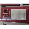Image 3 : Prime Minister Trudeau + Queen Elizabeth framed w Certificate & Envelope