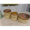 Image 2 : (FU) Vintage Cannister sets & Picnic Lunch Set