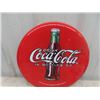 Image 4 : (FU) Cast Coke Delivery Wagon w/ Horses 15" Long & Metal 10" Round Coke Sign & Salt+Pepper shakers