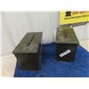 Image 2 : 2 Metal Military Ammo Crates