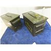 Image 3 : 2 Metal Military Ammo Crates