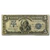 Image 1 : 1899 $5 Silver Certificate Chief Running Antelope Fine (Fr#281)