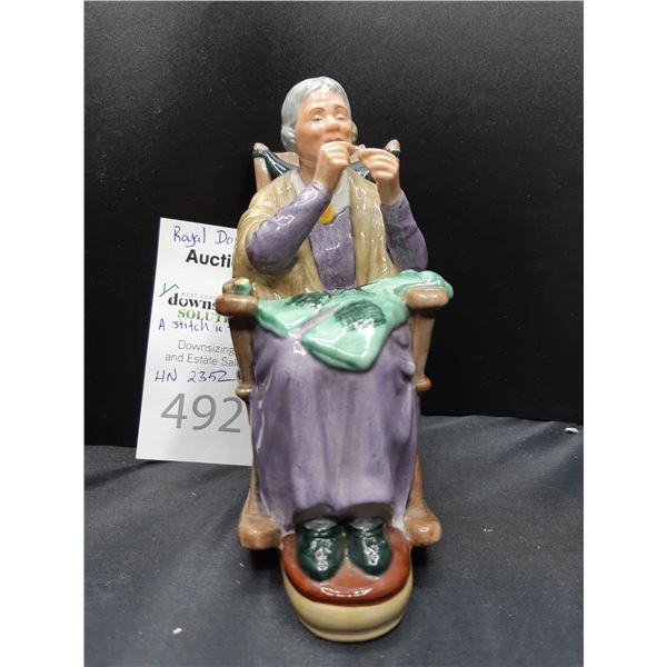 Royal Doulton A Stich In Time Figurine Cat A