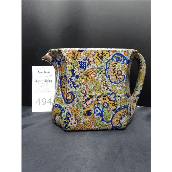 Wades Art Deco Paisley Chintz Compacto Teapot Cat A