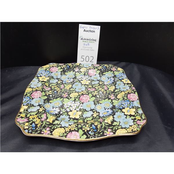 Empire England Chintz Plate Cat A