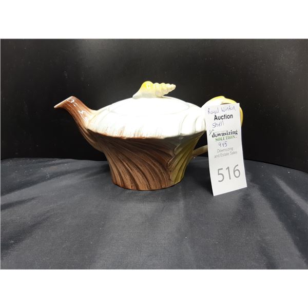 Royal Winton Shell Teapot Cat A
