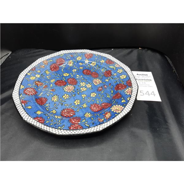 Royal Doulton Prunus Blue Plate Cat A