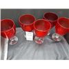 Image 3 : Red Glass Goblets Cat A