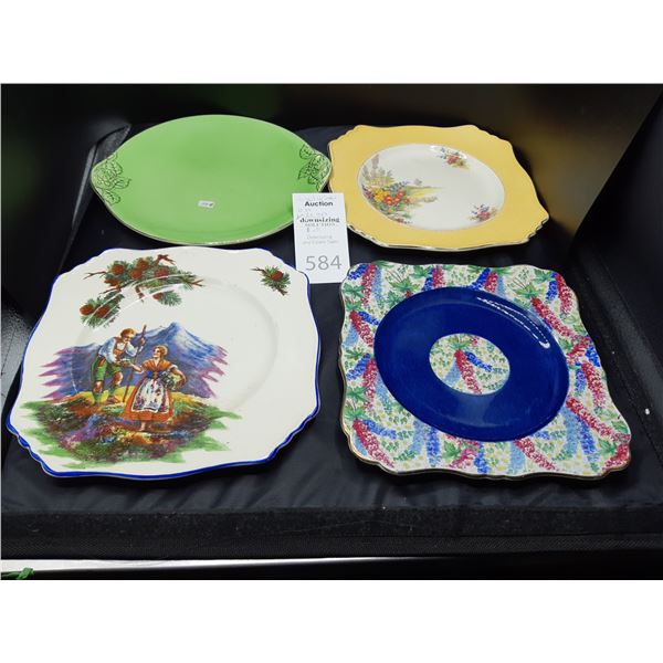 Antique Royal Winton Plates Cat A