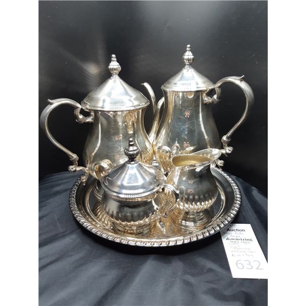 Silver Plated Tea set and more Cat A