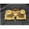 Image 2 : Antique Inkwells and stand Cat A
