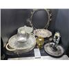 Image 1 : Silver Plate and Metal Décor & Servingware Cat A