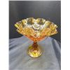 Image 3 : Amber Glass Footed Dish Cat A