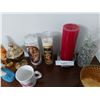 Image 2 : Perfumes (opened), candles, Alaskan ornaments, mugs, brass coloured decor, lotions (previously opene