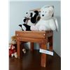 Image 2 : Asst Ty Beanie babies, wooden child's chair, 1000 pc jigsaw puzzle, asst toys and stuffies