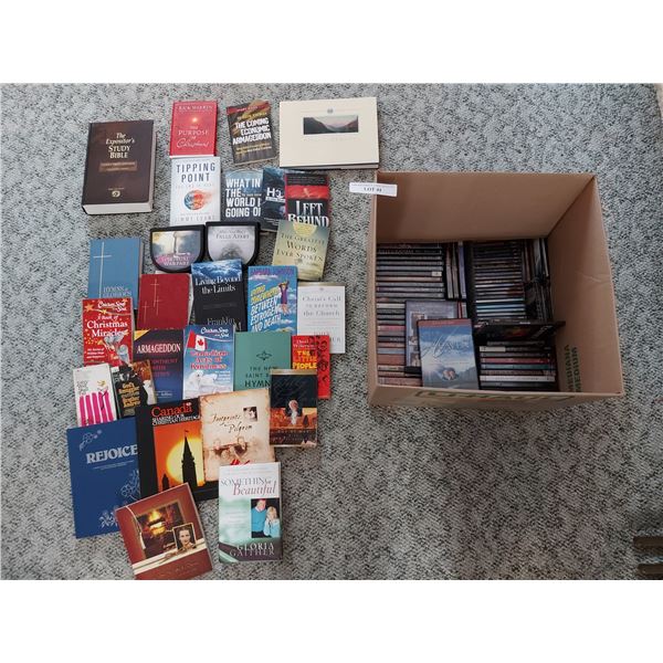 Asst books, DVDs, CDs, Huge lot!