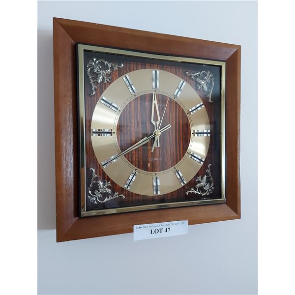Bulova Quartz wall clock