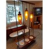 Image 2 : Vintage plant holder/room divider with large lights.