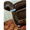 Image 15 : 2 upholstered chairs, couch - inlaid solid accent