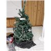 Image 3 : Large Christmas lot incl. tinsel, lights, decorations, bows, 3-foot tree, mugs glass bowl