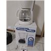 Image 2 : Proctor Silex 12-cup coffee maker, brand new; Better Crocker indoor electric grill and utensils