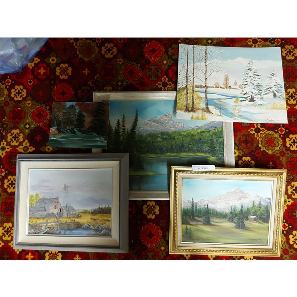 5 Paintings by Joyce McMillan