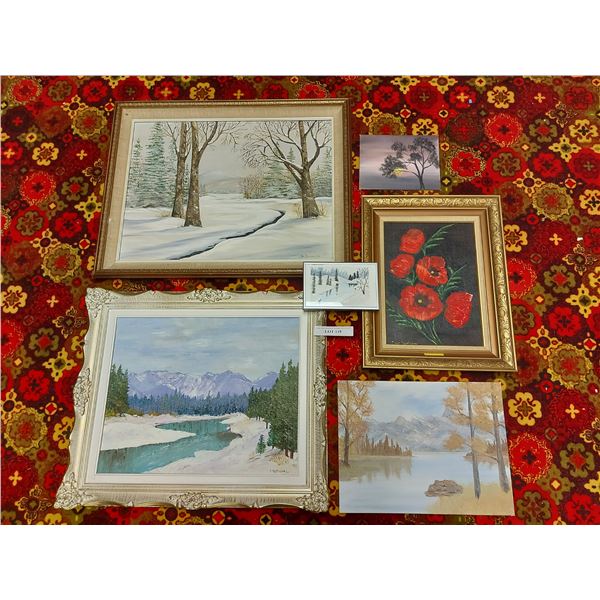 Asst paintings - artist: Joyce McMillan