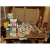 Image 2 : Asst paints, home finishing products and chemicals, painting tools, curtain rod