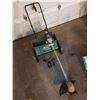 Image 1 : Scotts AccuGreen 1000 fertilizer / seed spreader; LawnMaster grass trimmer - lithium, w/charger and 