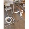 Image 1 : Walker, shower stool, safety railings