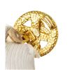 Image 4 : Chanel Gold Round CC Earrings