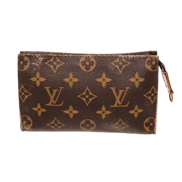 Louis Vuitton Brown Monogram Canvas Pouch Wallet