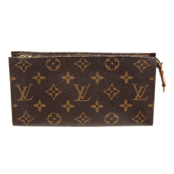 Louis Vuitton Brown Monogram Pouch Wallet