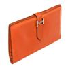 Image 2 : Hermes Red Leather Bearn Wallet
