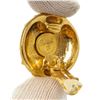 Image 4 : Chanel Gold CC Disc Earring