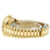 Image 4 : Rolex Ladies 18K Yellow Diamond And Champagne Index President Wristwatch
