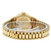 Image 5 : Rolex Ladies 18K Yellow Diamond And Champagne Index President Wristwatch