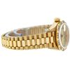 Image 7 : Rolex Ladies 18K Yellow Diamond And Champagne Index President Wristwatch