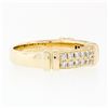 Image 6 : Di Modolo QUADRIA 18k Gold .88 ctw Pave Round Brilliant Diamond Dual Row Band Ri