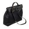 Image 3 : Hermes Black Leather Herbag GM Totes Bag