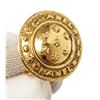 Image 3 : Chanel Gold Disc Logo Earrings