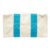 Image 4 : Hermes White Blue Canvas Herline MM Tote Bag