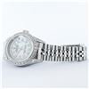 Image 5 : Rolex Ladies Stainless Steel Quickset Mother Of Pearl Diamond Lugs Jubilee Rolex